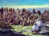 Gesù insegna alla folla