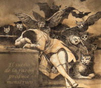 "El sueño", acquaforte di Goya